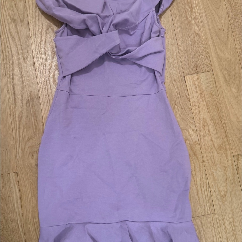NBD Strapless Lavender Dress